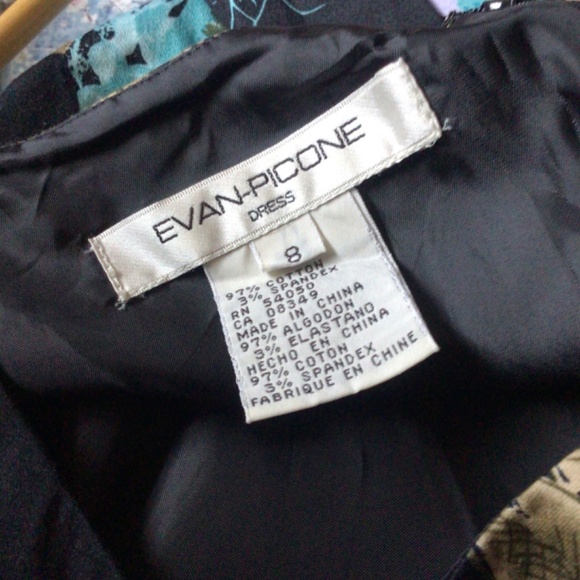 Evan Picone Sleeveless Dress Size 8 - Picture 4 of 4
